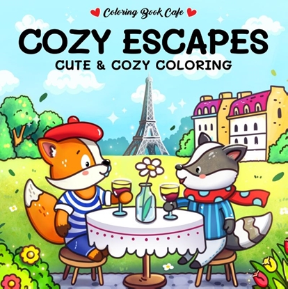 Afbeeldingen van Coloring book cafe Cozy Escapes