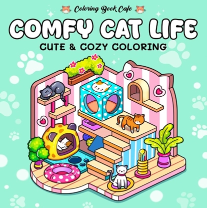 Afbeeldingen van Coloring book cafe Comfy Cat Life