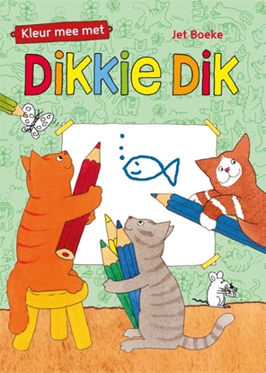 Afbeeldingen van Dikkie Dik Kleur mee met Dikkie Dik