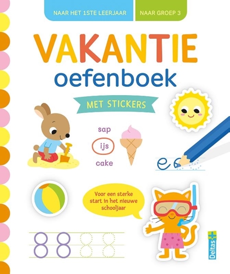 Afbeelding van Vakantie oefenboek met stickers