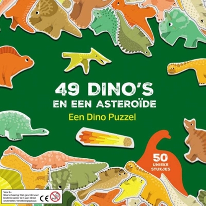 Afbeeldingen van 49 Dino's en een Asteroïde