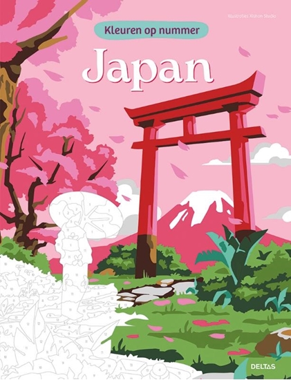Afbeelding van Japan - Kleuren op nummer