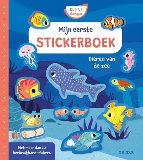 Afbeelding van Kleine Handjes Mijn eerste stickerboek Dieren van de zee