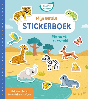 Afbeeldingen van Kleine Handjes Mijn eerste stickerboek Dieren van de wereld
