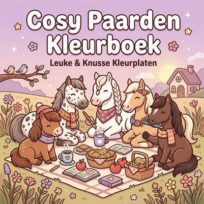 Afbeeldingen van Cozy Paarden Kleurboek