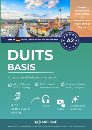 Afbeeldingen van Duits A2 basis: cursus op A2-niveau met audio (Duits leren voor volwassenen)
