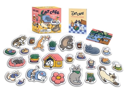 Afbeeldingen van Rp Minis Stuart, A: Cat Cafe Magnet Set