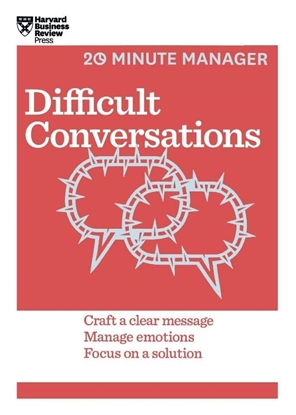 Afbeeldingen van 20-Minute Manager Difficult Conversations (HBR 20-Minute Manager Series)