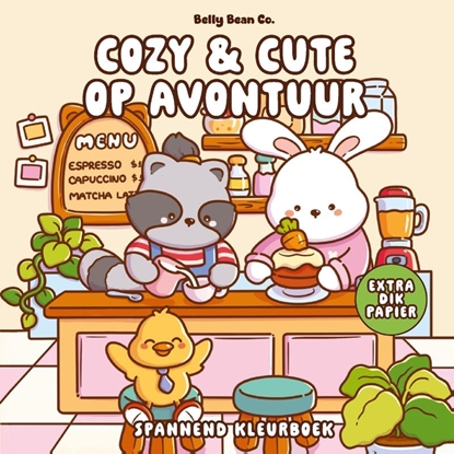 Afbeeldingen van Cozy & cute kleurboek Belly Bean Co. Cozy & cute op avontuur