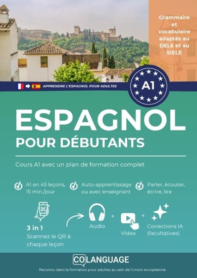 Afbeelding van Apprendre l'espagnol pour débutants : Cours A1 avec un plan de formation complet