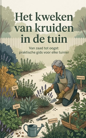 Afbeelding van Het kweken van kruiden in de tuin