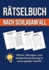 Afbeelding van Rätselbuch nach Schlaganfall: Rätsel, Übungen und Gedächtnistraining in extra großer Schrift