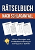 Afbeelding van Rätselbuch nach Schlaganfall: Rätsel, Übungen und Gedächtnistraining in extra großer Schrift