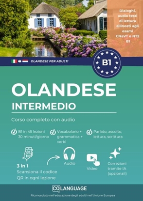 Afbeeldingen van Imparare l'olandese B1 intermedio. Corso completo dall'A2 al B1 con audio (Nederlands voor Italianen)