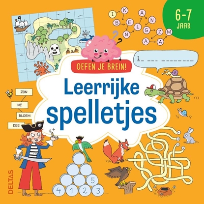 Afbeeldingen van Oefen je brein! Leerrijke spelletjes 6-7 jaar