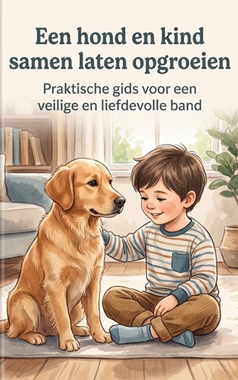 Afbeelding van Een hond en kind samen laten opgroeien