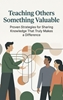 Afbeelding van Teaching Others Something Valuable
