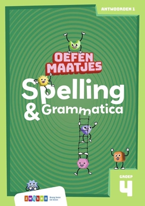 Afbeeldingen van Oefenmaatjes Spelling & Grammatica Groep 4 antwoordenboek 1