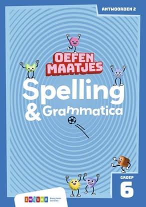 Afbeeldingen van Oefenmaatjes Spelling & Grammatica Groep 6 antwoordenboek 2