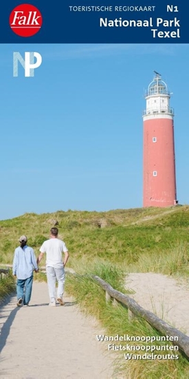Afbeelding van Falk wandelkaart Nationaal park Texel