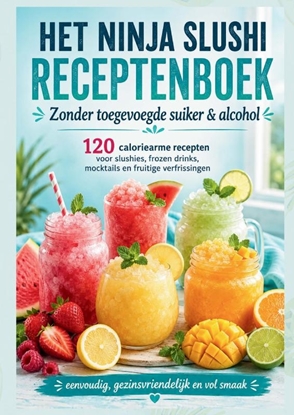 Afbeeldingen van HET NINJA SLUSHI RECEPTENBOEK : Zonder toegevoegde suiker & alcohol