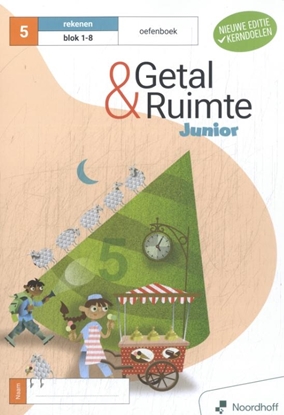 Afbeeldingen van Getal & Ruimte Junior groep 5 blok 1-8 rekenen Oefenboek