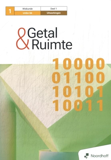 Afbeelding van Getal & Ruimte groep 1 vmbo-bk wiskunde Uitwerkingenboek