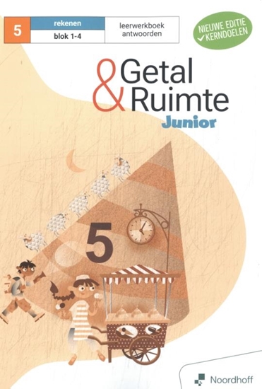 Afbeelding van Getal & Ruimte Junior groep 5 blok 1-4 rekenen Antwoordenboek 1