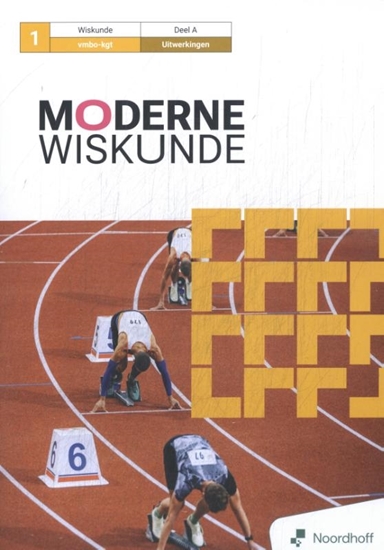 Afbeelding van Moderne Wiskunde 1 vmbo/kgt wiskunde Uitwerkingenboek A