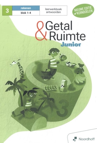 Afbeelding van Getal & Ruimte Junior groep 3 blok 1-4 rekenen Antwoordenboek 1