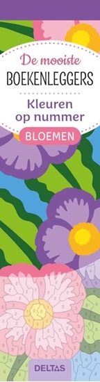 Afbeelding van De mooiste kleurboekenleggers Kleuren op nummer - Bloemen