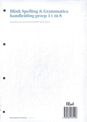 Afbeeldingen van Blink Spelling Blink Spelling & Grammatica groep 4 t/m 8 handleiding