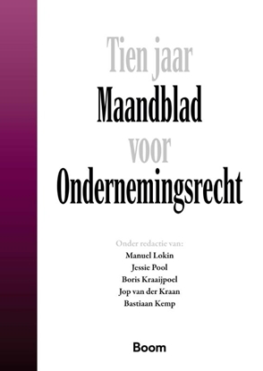 Afbeeldingen van Tien jaar Maandblad voor Ondernemingsrecht