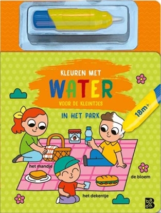 Afbeeldingen van Kleuren met water Kleuren met water voor de kleintjes: In het park