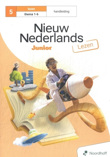 Afbeelding van Nieuw Nederlands Junior groep 5 thema1-6 lezen Handleiding