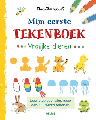 Afbeeldingen van Mijn eerste tekenboek Vrolijke dieren