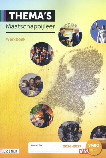 Afbeelding van Thema's Maatschappijleer - MAX vmbo kgt 2026-2027 Werkboek