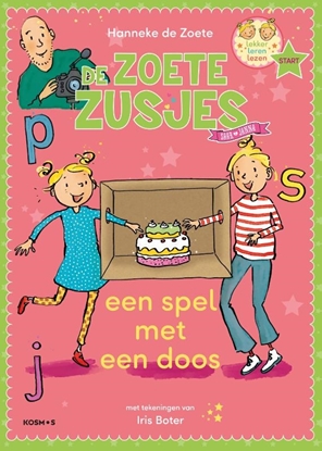 Afbeeldingen van Leren lezen met de Zoete Zusjes Een spel met een doos