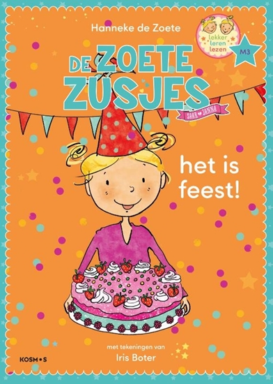 Afbeelding van Leren lezen met de Zoete Zusjes Het is feest