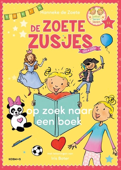 Afbeelding van Leren lezen met de Zoete Zusjes Op zoek naar een boek
