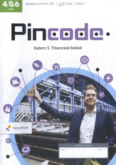 Afbeelding van Pincode 4/5/6 vwo katern 5 Financieel beleid Flex-boek