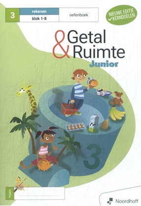 Afbeeldingen van Getal & Ruimte Junior groep 3 blok 1-8 oefenboek