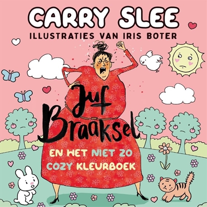 Afbeeldingen van Juf Braaksel en het niet zo cozy kleurboek