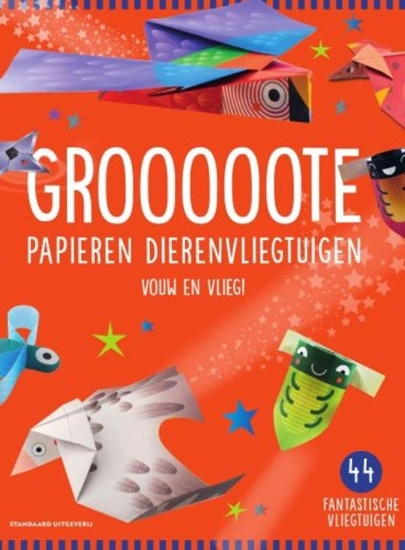 Afbeelding van Grooooote papieren dierenvliegtuigen