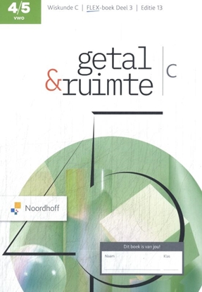 Afbeeldingen van Getal & Ruimte 3 vwo 4/5 FLEX boek