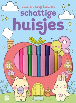 Afbeeldingen van Cute en cosy kleuren: Schattige huisjes