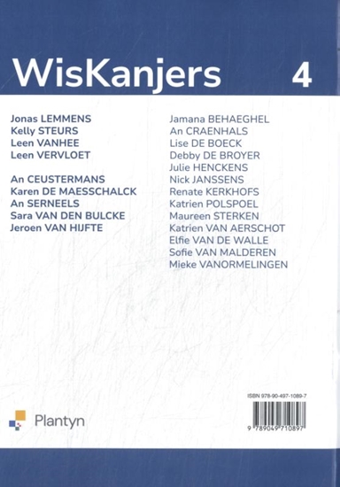Afbeelding van Wiskanjers 4 blok 1 Leerwerkboek
