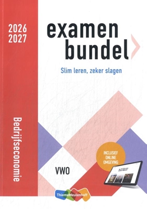 Afbeeldingen van Examenbundel Bedrijfseconomie vwo 2026/2027