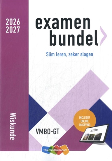 Afbeelding van Examenbundel Wiskunde vmbo-gt/mavo 2026/2027