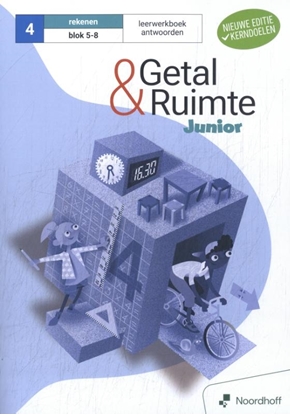 Afbeeldingen van Getal & Ruimte Junior groep 4 blok 5-8 Leerwerkboek antwoorden